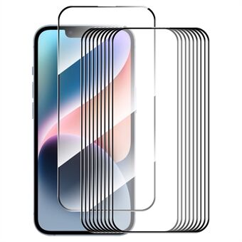 ENKAY HOED Prince 10 Stuks voor iPhone 15 Plus Anti- Scratch Clear Film 9H 2.5D 0.26mm Hoge Aluminium-silicium Glas Screen Protector