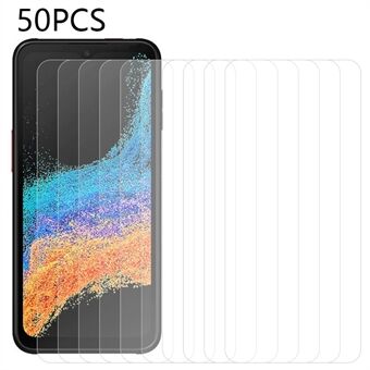 50 stuks gehard glasfolie voor Samsung Galaxy Xcover6 Pro 5G, HD transparante telefoonschermbeschermer