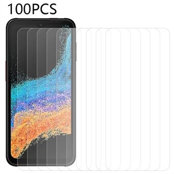 100 STKS Screen Protector voor Samsung Galaxy Xcover6 Pro 5G, Scratch Ultra Clear Gehard Glas Film