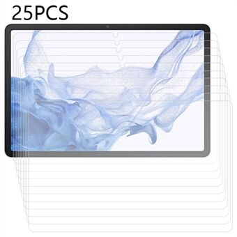 25PCS Screen Protector voor Samsung Galaxy Tab S7 / S8, gehard glas Ultra Clear Tablet Screen Film