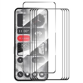 ENKAY HOED Prince 5 stks voor niets telefoon (2) zijde afdrukken screen protector hoge aluminium-silicium glas 0.26mm 9H 2.5D film
