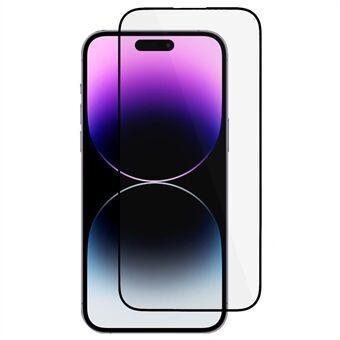 Voor iPhone 15 Pro antistatische schermbeschermer High Definition Full Cover Full Glue Tempered Glass Film