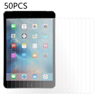 50 stuks voor iPad 2 / 3 / 4 HD Clear Screen Protector Eenvoudige installatie Gehard glas beschermfolie