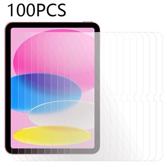 100 STKS Voor iPad 10.9 (2022) Gehard Glas Screen Protector HD Clear Anti- Scratch Film