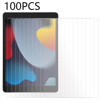 100 STKS Voor iPad 10.2 (2019) / (2020) / (2021) Screen Protector Scratch Gehard Glas Film
