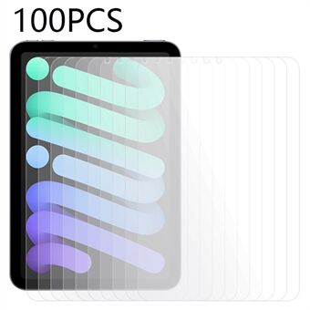 100 STUKS Voor iPad mini (2021) Gehard Glas Screen Protector HD Clear Anti-Shatter Film