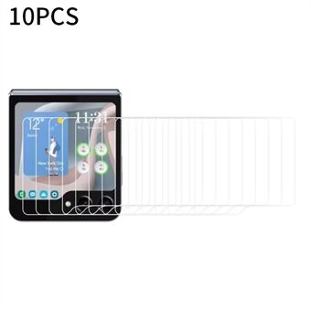 RURIHAI 10Pcs Voor Samsung Galaxy Z Flip5 5G 0.18mm 2.5D Arc Edge Screen Protector Hoge Aluminium-silicium Glas Film
