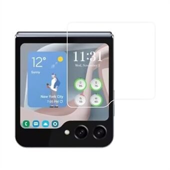 RURIHAI Voor Samsung Galaxy Z Flip5 5G Hoog Aluminium-silicium Glas 0.18mm 2.5D Arc Edge Film Screen Protector
