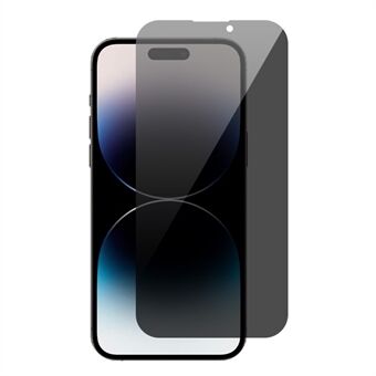 RURIHAI Voor iPhone 15 Pro Anti- Spy Screen Protector Volledige Cover Hoge Aluminium-silicium Glas Film