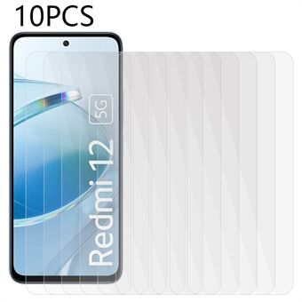 10 stuks voor Xiaomi Redmi 12 5G 0.3mm 2.5D Telefoon Screen Protector Gehard Glas Ultra Clear Anti-explosie film