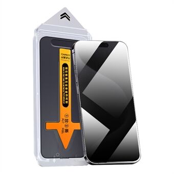 RURIHAI voor iPhone 15 Pro Max Anti-Spy AGC Glasfolie Anti-Stof Volledige Schermbeschermer