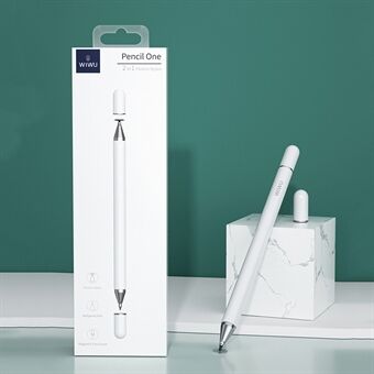 WIWU Pencil One 2 in 1 passieve capacitieve pen + balpen ondersteunt Android Apple Microsoft-systeem