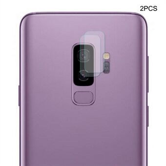 2 stuks HOED Prince 0.2mm 9H 2.15D Arc Edge Gehard Glas Camera Lens Protectors voor Samsung Galaxy S9 Plus SM-G965