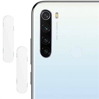 IMAK 2 stuks / pak HD helder glas lens beschermfolie voor Xiaomi Redmi Note 8T