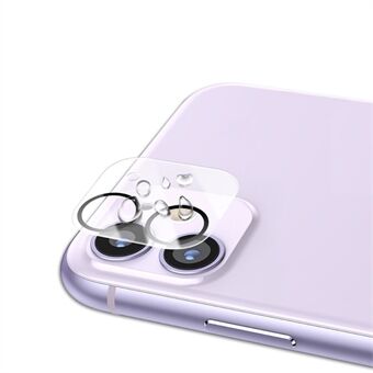 MOCOLO voor iPhone 11 6,1 inch zeefdruk HD cameralensbeschermer van gehard glas - zwart