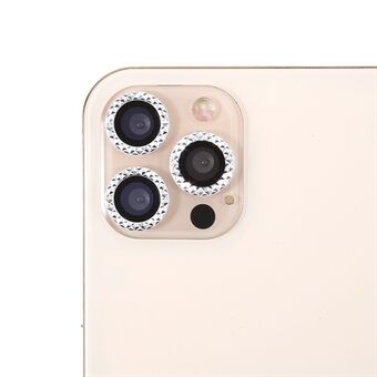 Voor iPhone 11 Pro Max / iPhone 11 Pro / iPhone 12 Pro Ultra Clear Strass Decor Glas Cameralensbeschermer (3 stuks / set)