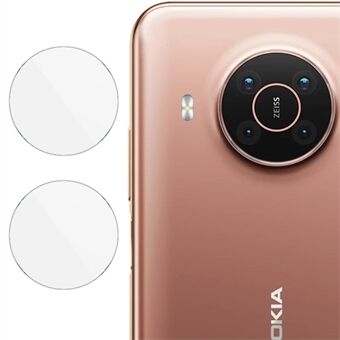 IMAK 2 stks/pak Ultra Clear Anti-kras Gehard Glas Camera Lens Screen Protector voor Nokia X10/X20