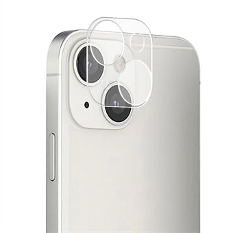 MOCOLO Zeefdruk 9H Hardheid Nauwkeurig gesneden Gehard Glas Achterkant Camera Lensbeschermer voor iPhone 13 mini 5.4 Inch - Doorzichtig