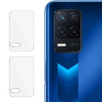 IMAK 2 stks/pak Hoge Lichttransmissie Gehard Glas Anti-kras Lens Beschermfolie voor Realme Narzo 30 5G