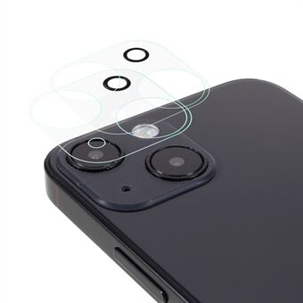 2 stuks Full-dekking anti-kras gehard glas cameralens filmbeschermer voor iPhone 13 6.1 inch