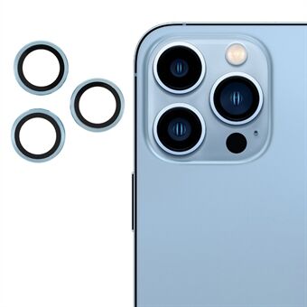 3 stks / set Ultra Clear Monochrome AGC Glas Camera Lens Film Guard voor iPhone 13 Pro 6.1 inch / 13 Pro Max 6.7 inch - Multi