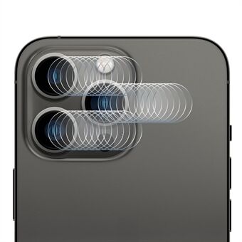 ENKAY 10 Groep / Set Case Friendly 0.2mm Clear 9H Gehard Glas Achterkant Camera Lens Screen Protector (3st / groep) voor iPhone 13 Pro / 13 Pro Max