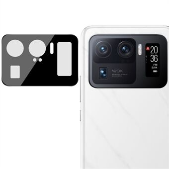 IMAK HD Precieze uitgesneden cameralensbeschermer van gehard glas (zwarte versie) voor Xiaomi Mi 11 Ultra