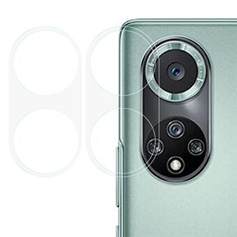2 stks/set Precieze uitsparingen Gehard glas cameralens film op volledig scherm voor Huawei nova 9 Pro / Honor 50 Pro