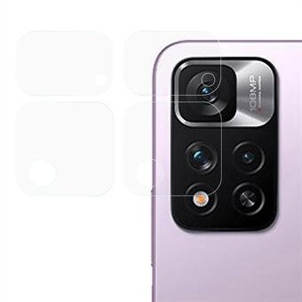 2 stks / set Ultra Clear Gehard Glas Cameralens Beschermfolie voor Xiaomi Redmi Note 11 Pro + 5G / Redmi Note 11 Pro 5G (China) (MediaTek)