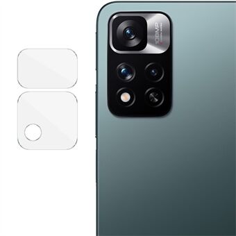 IMAK Ultradunne HD Clear krasbestendig gehard glas Camera Lens Protector Kit voor Xiaomi Redmi Note 11 Pro + 5G / Redmi Note 11 Pro 5G (China) (MediaTek)