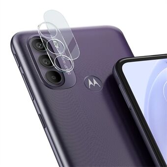 IMAK voor Motorola Moto G31 Volledige Cover Duurzaam HD Helder Gehard Glas Camera Lens Film + Acryl Lensdop: