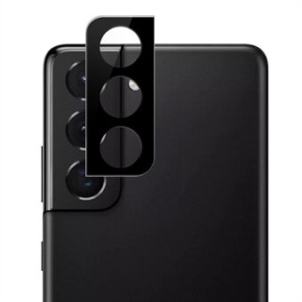Scratch Camera Lens Protector voor Samsung Galaxy S22 5G, Zeefdruk Volledige Lijm Volledige Kras Bescherming Gehard Glas Camera Lens Cover - Zwart