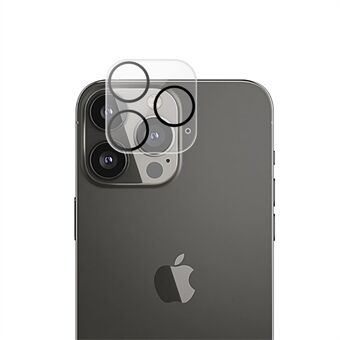 MOCOLO voor iPhone 14 Pro 6.1 inch cameralensbeschermer met nachtcirkelcirkel, 9H antikras gehard glas zeefdruk cameralensfilm