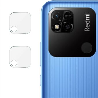 IMAK voor Xiaomi Redmi 10A 4G 2 stks/set Camera lens protector Precieze uitsparing HD slijtvaste gehard glas film