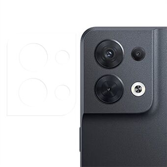 Lensbeschermer van de achteruitrijcamera voor Oppo Reno8 5G (wereldwijde versie) / Oppo Reno8 5G, ultraheldere film van gehard glas met volledige dekking