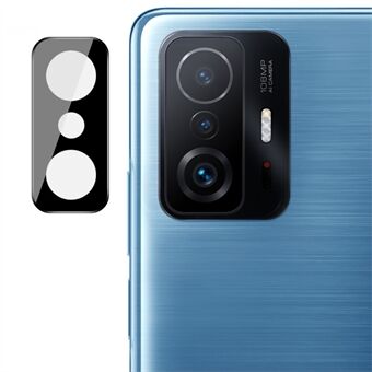 IMAK Voor Xiaomi 11T Pro 5G/11T 5G Goed Bescherming Gehard Glas Camera Lens Protector HD Clear Scratch Lens Film (Zwarte Versie)