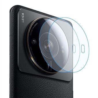 ENKAY HOED- Prince 2 stks/set voor Xiaomi 12S Ultra 5G Camera Lens Protector 9H 0.2mm Hoge Aluminium-silicium Glas Volledige Cover Film