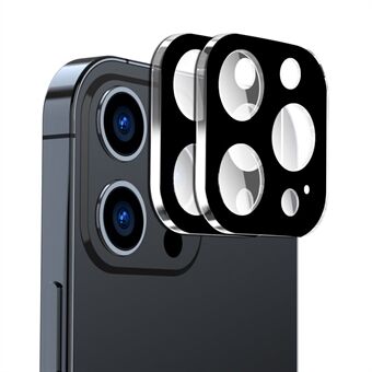 ENKAY HAT- Prince 2 stks / set voor iPhone 14 Pro 6.1 inch / 14 Pro Max 6.7 inch Volledige dekking Cameralensfilm HD Heldere zijdedruk Gehard glasbeschermer