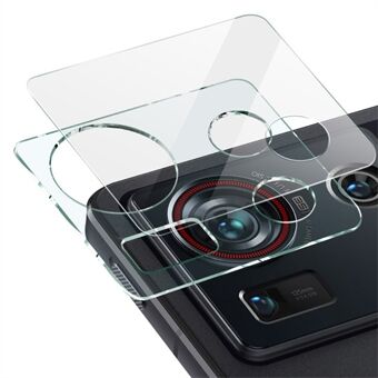 IMAK Camera Lens Protector voor ZTE nubia Z40S Pro 5G, nauwkeurige Uitsparing Gehard Glas Film + HD Acryl Lensdop