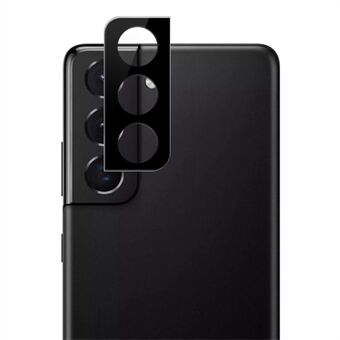 AMORUS voor Samsung Galaxy S22 5G / S22 + 5G cameralensbeschermer zijde afdrukken gehard glas HD heldere Scratch lensfilm - zwart