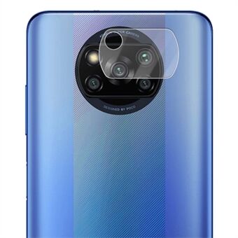 AMORUS Voor Xiaomi Poco X3/X3 NFC/X3 Pro Camera Lens Protector Ultra Clear Volledige Lijm Anti-slijtage Gehard Glas Lens Film