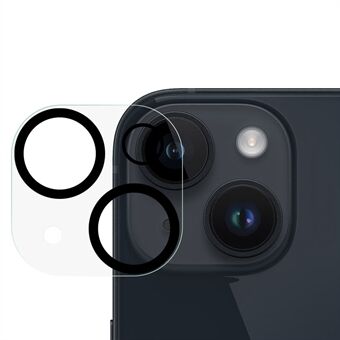 Voor iPhone 14/14 Plus Gehard Glas Anti-blootstelling Lens Protector Een stuk Anti- Scratch Achteruitrijcamera Guard: