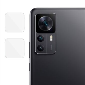 IMAK 2 stks/set Camera Lens Protector voor Xiaomi 12T Pro 5G, HD Gehard Glas Scratch Lens Beschermende Film
