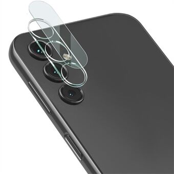 IMAK cameralensfilm voor Samsung Galaxy A14 5G, geïntegreerde lensbeschermer van gehard glas + acryl lensdop
