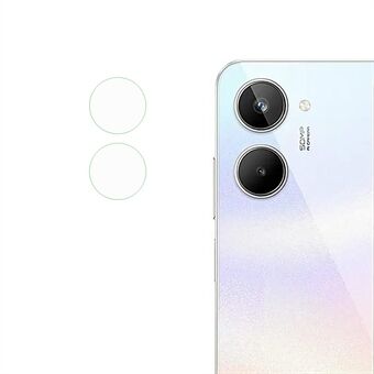 Back Camera Lens Protector Voor Realme 10 4G, Soft Soda-lime Glass HD Clear Phone Back Lens Film