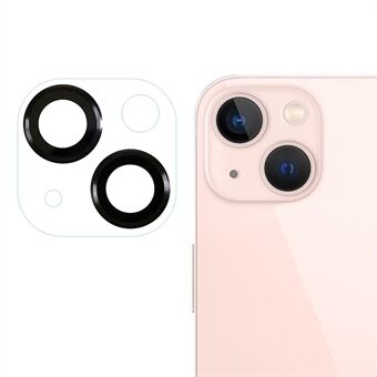 RURIHAI voor iPhone 13 6.1 inch / 13 mini 5.4 inch Camera Lens Protector Metaal + Acryl Back Rear Clear Lens Film
