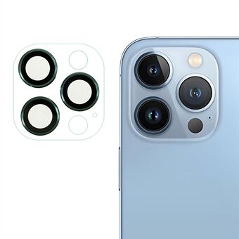 RURIHAI voor iPhone 13 Pro 6.1 inch / 13 Pro Max 6.7 inch Clear Camera Lens Protector Anti- Scratch Metaal + Acryl Beschermende Lens Film