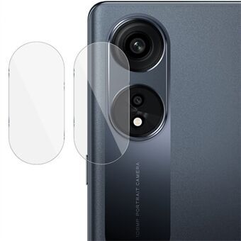 IMAK 2 Stks/set voor Oppo A1 Pro 5G Camera Lens Protector HD Clear Ultra Slim Anti- Scratch gehard Glas Lens Film