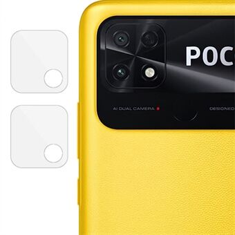 IMAK 2 Stks/set voor Xiaomi Poco C40 4G Anti- Scratch Camera Lens Protector High Definition Gehard Glas lens Film