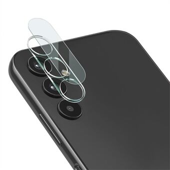 IMAK voor Samsung Galaxy A34 5G Ultra Clear Camera Lens Protector Anti-slijtage Scratch Geïntegreerde Gehard Glas Lens Film + Acryl Lensdop